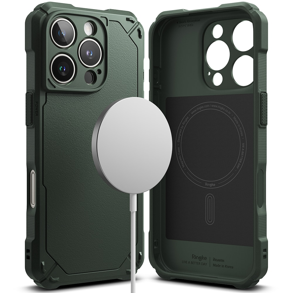 Rugged Gear Magnetic Case iPhone 16 Pro Max Dark Green