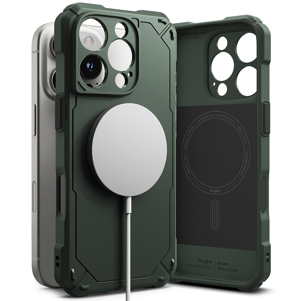 Rugged Gear Magnetic Case iPhone 16 Pro Max Dark Green