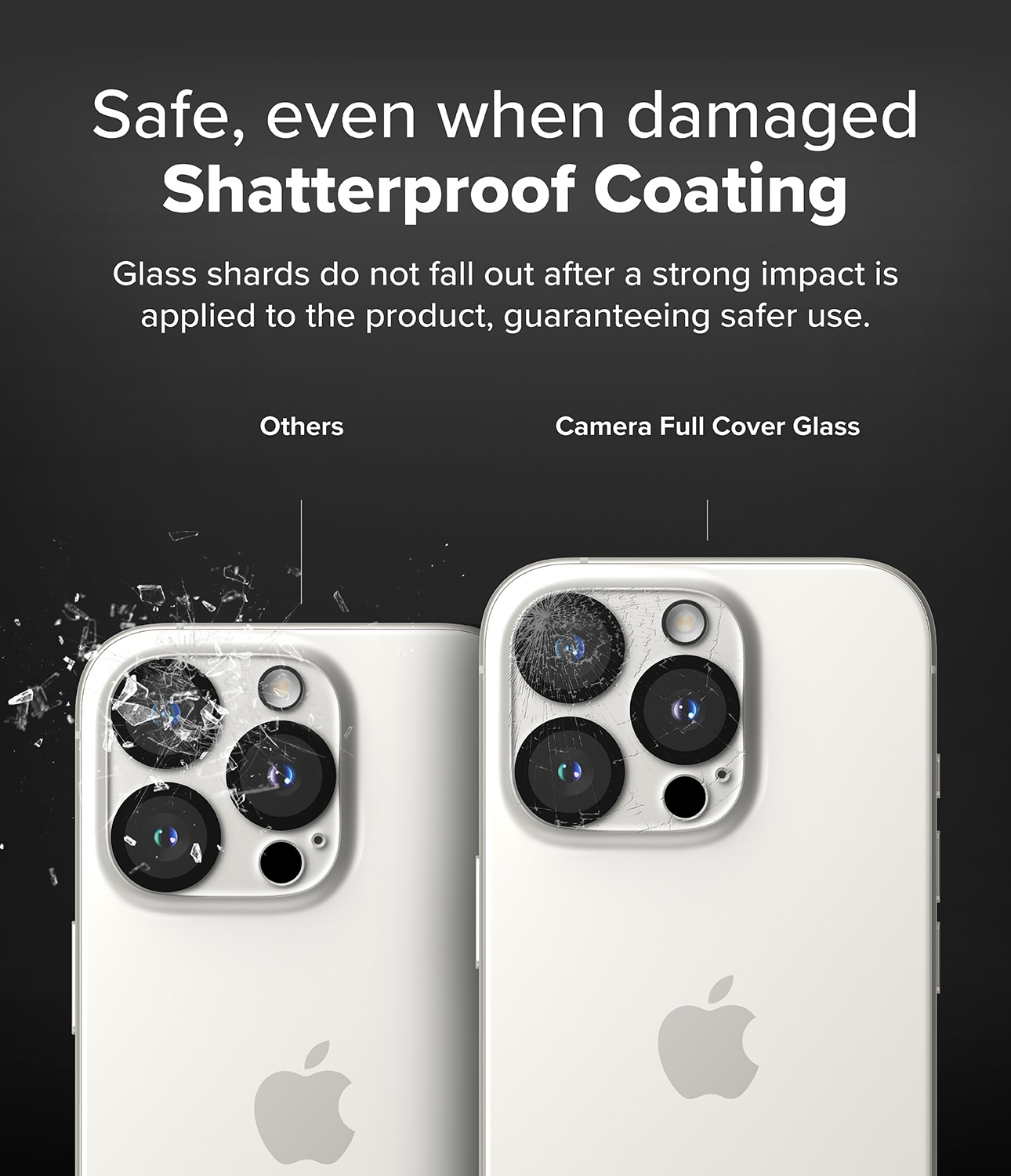 Camera Protector Glass iPhone 16 Pro Max (2-pack)