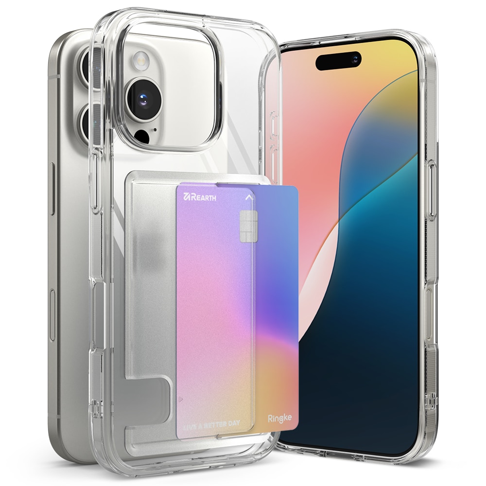 Fusion Card Case iPhone 16 Pro Clear