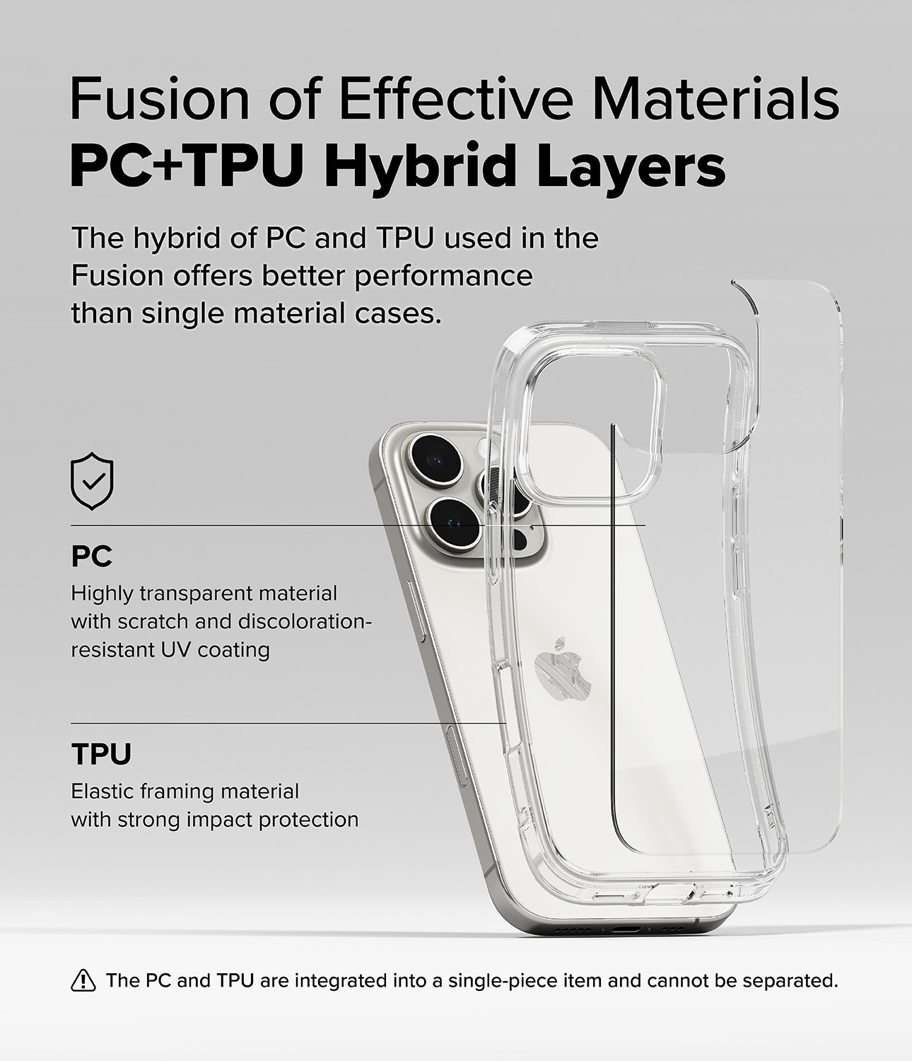 Fusion Case iPhone 16 Pro Clear