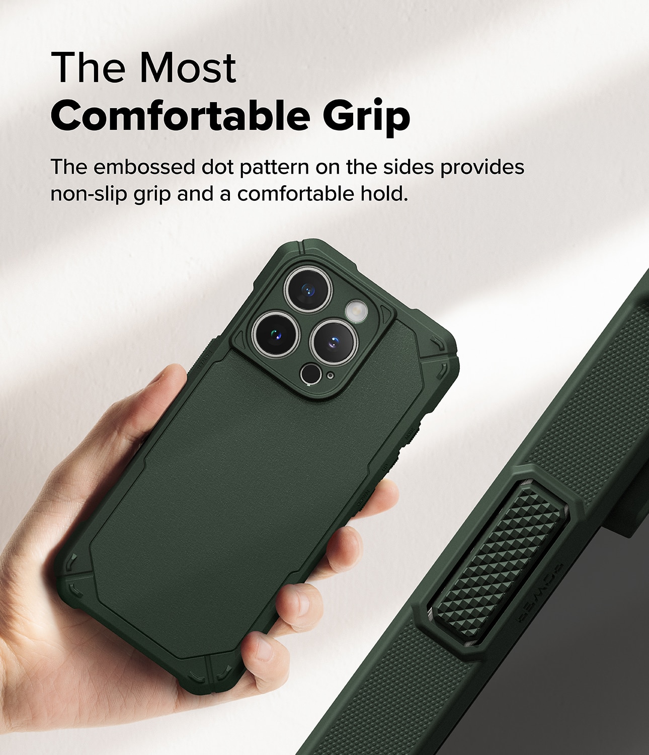 Rugged Gear Magnetic Case iPhone 16 Pro Dark Green