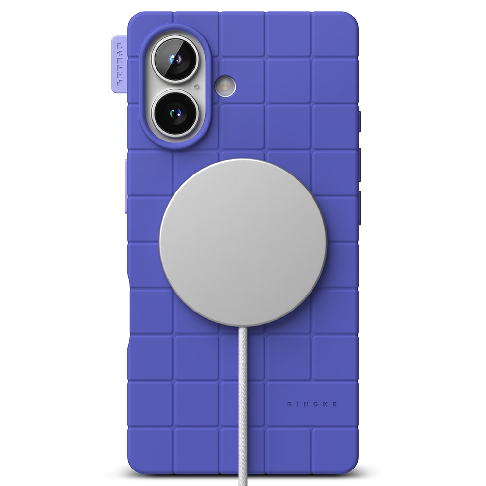 Bitmap Silicone Magnetic Case iPhone 16 Ultramarine