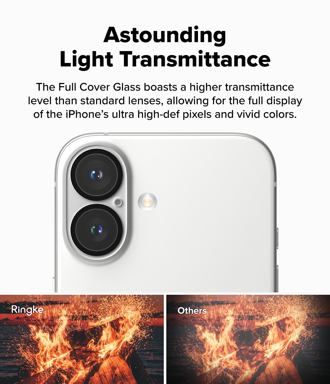 Camera Protector Glass iPhone 16 (2-pack)