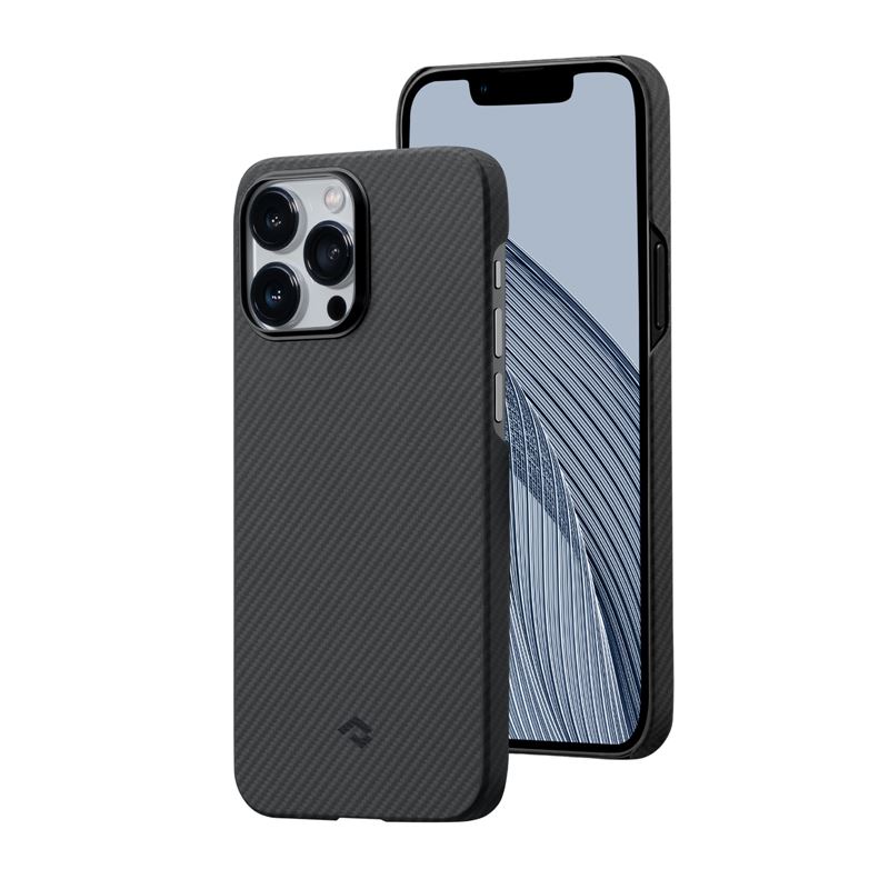Köp Pitaka iPhone 15 Pro Max Skal MagEZ Case 4 1500D Black/Grey online