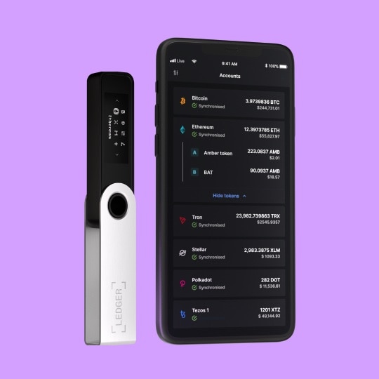 Nano S Plus Crypto Hardware Wallet svart