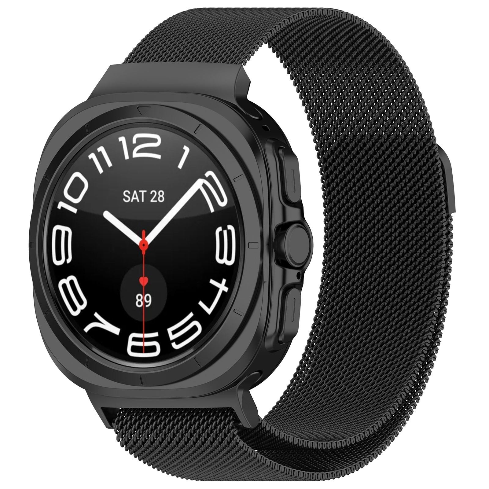 Armband Milanese Samsung Galaxy Watch Ultra 47mm Svart