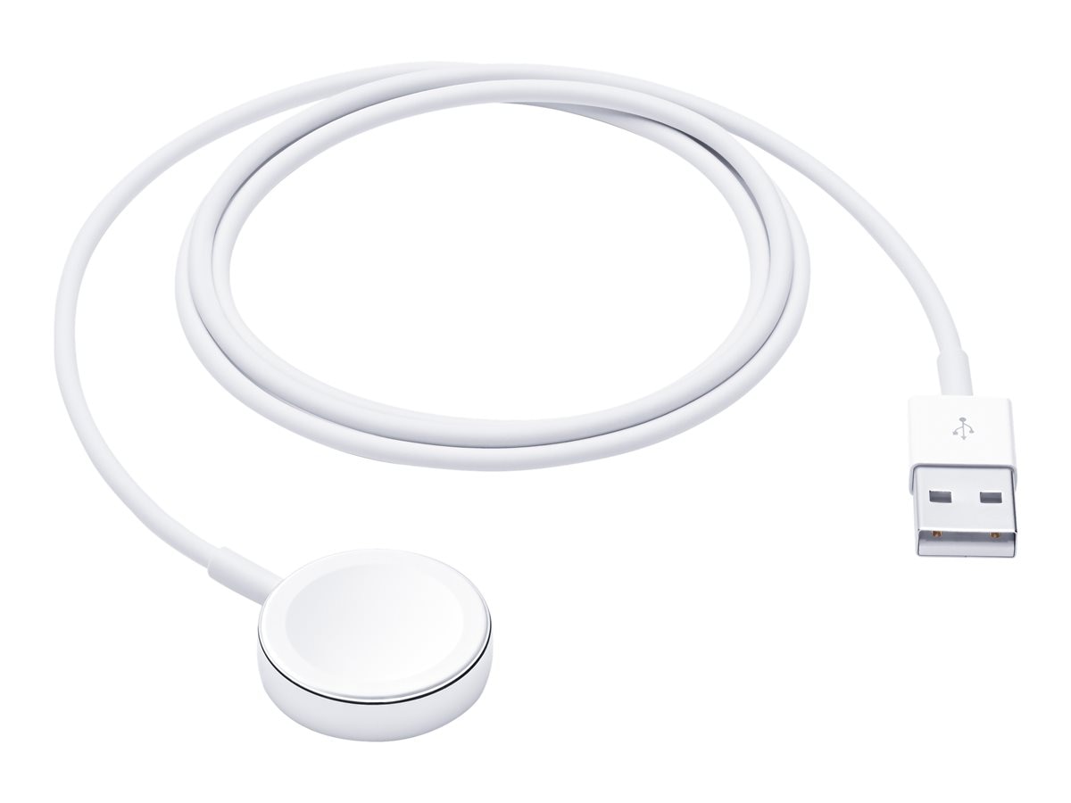 Laddare Apple Watch till USB-A Kabel 1m vit