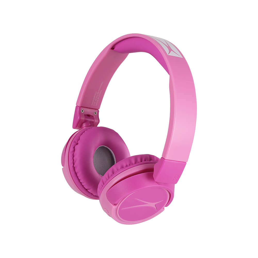 Trådlösa On-Ear Barnhörlurar 2in1 rosa