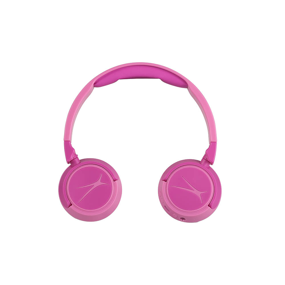 Trådlösa On-Ear Barnhörlurar 2in1 rosa