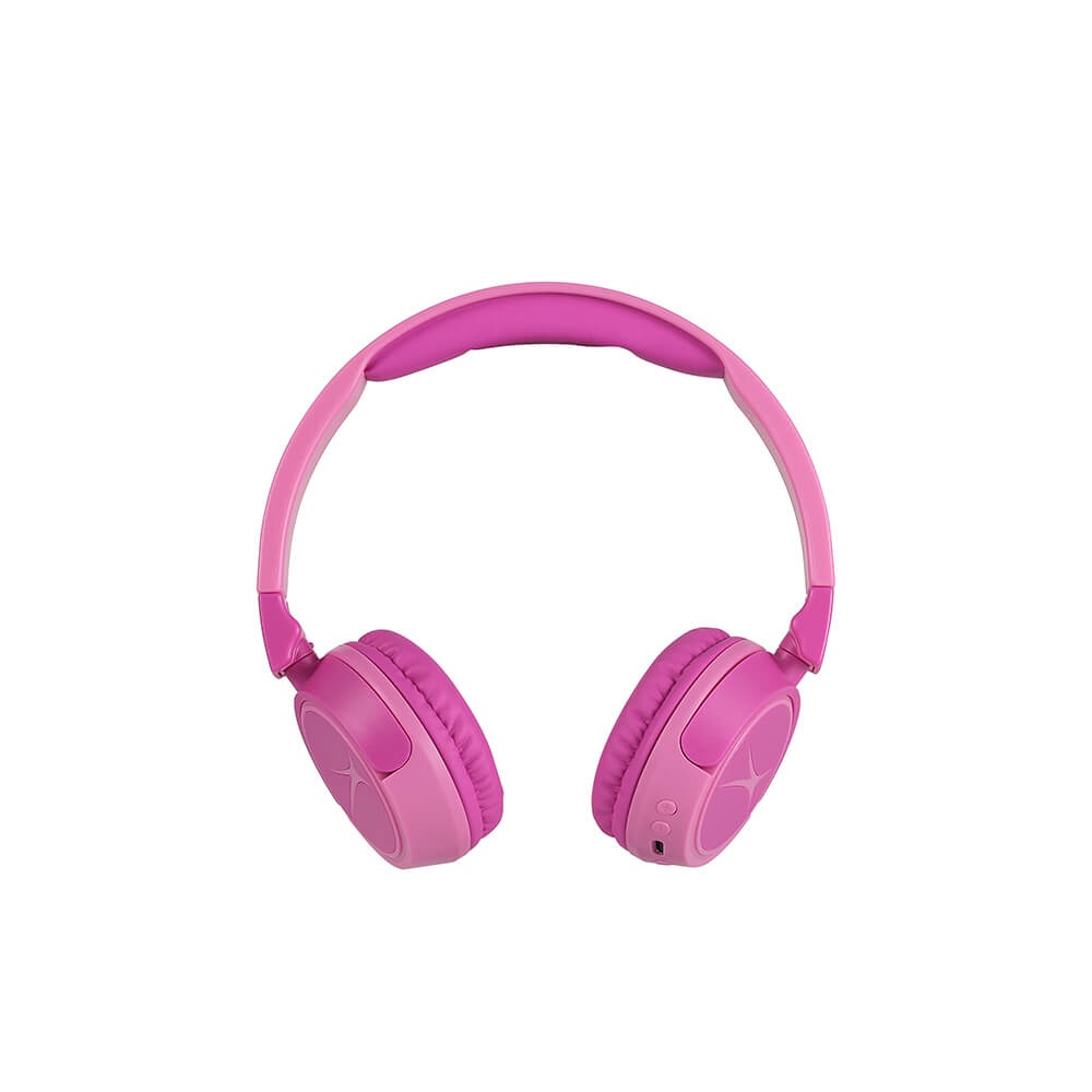 Trådlösa On-Ear Barnhörlurar 2in1 rosa