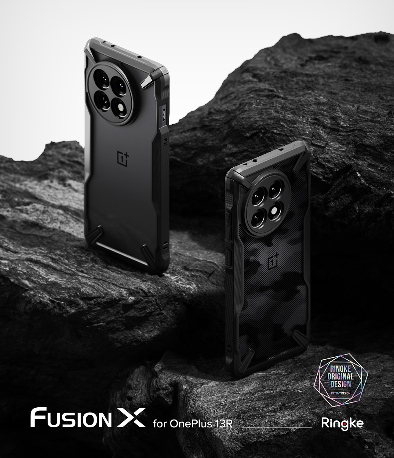 Fusion X Case  OnePlus 13R Svart