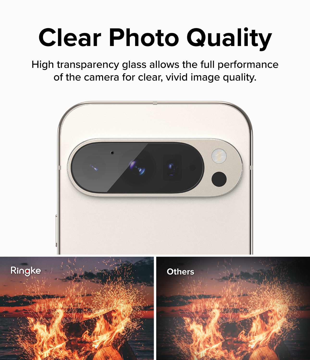 Camera Protector Glass Google Pixel 9 Pro XL (3-pack)