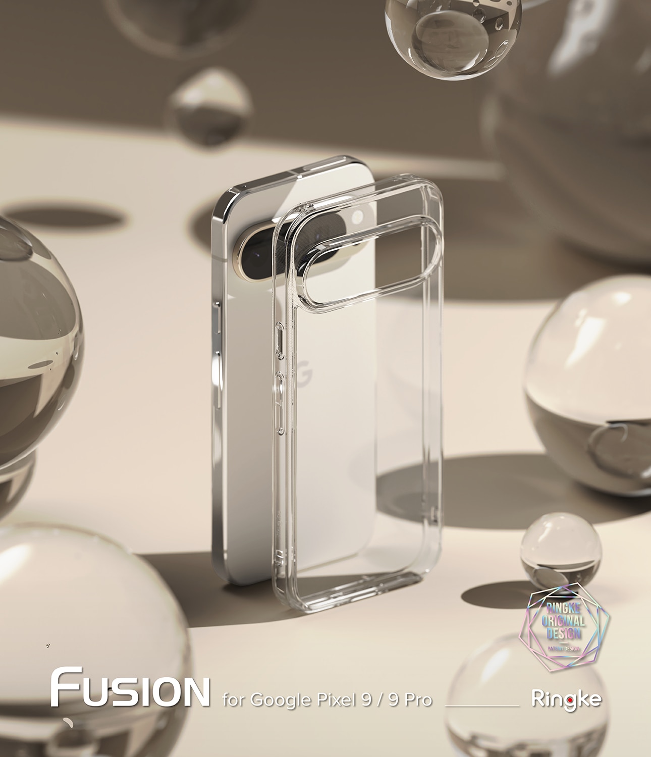 Fusion Case Google Pixel 9 Genomskinlig