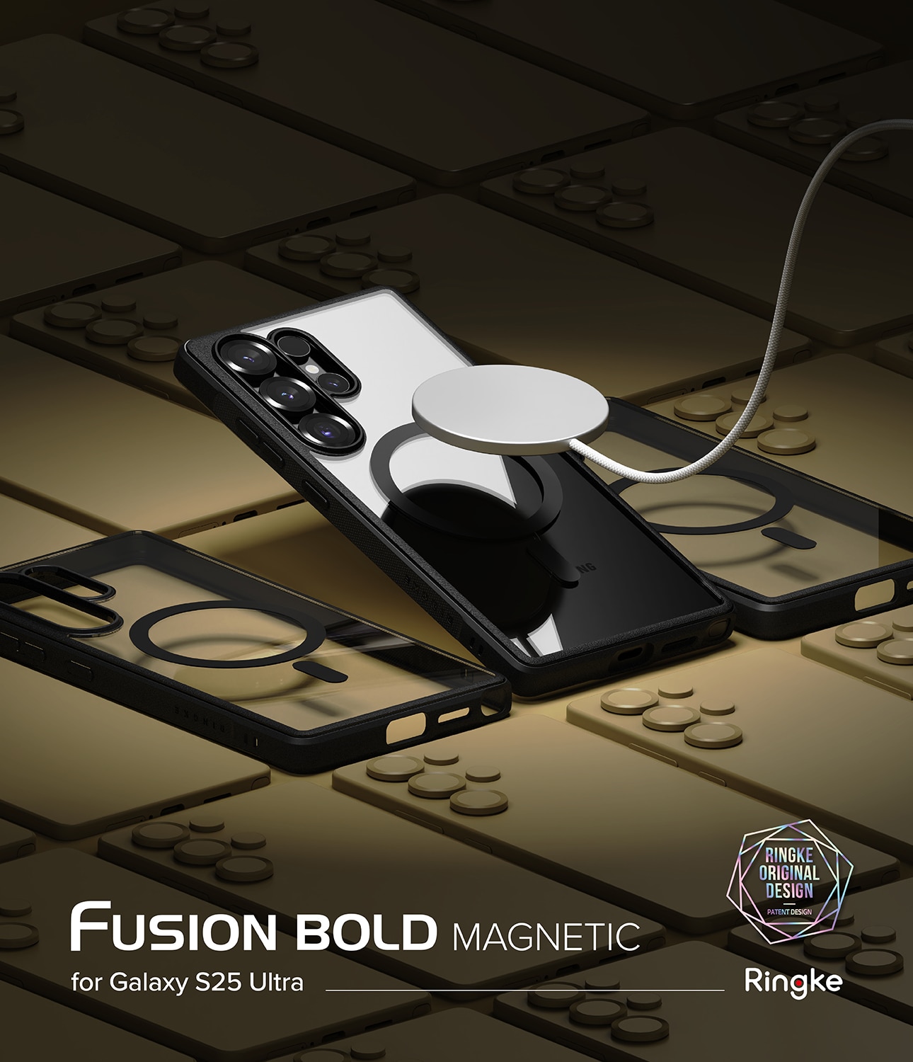 Fusion Bold Magnetic MagSafe Case Samsung Galaxy S25 Ultra  Black