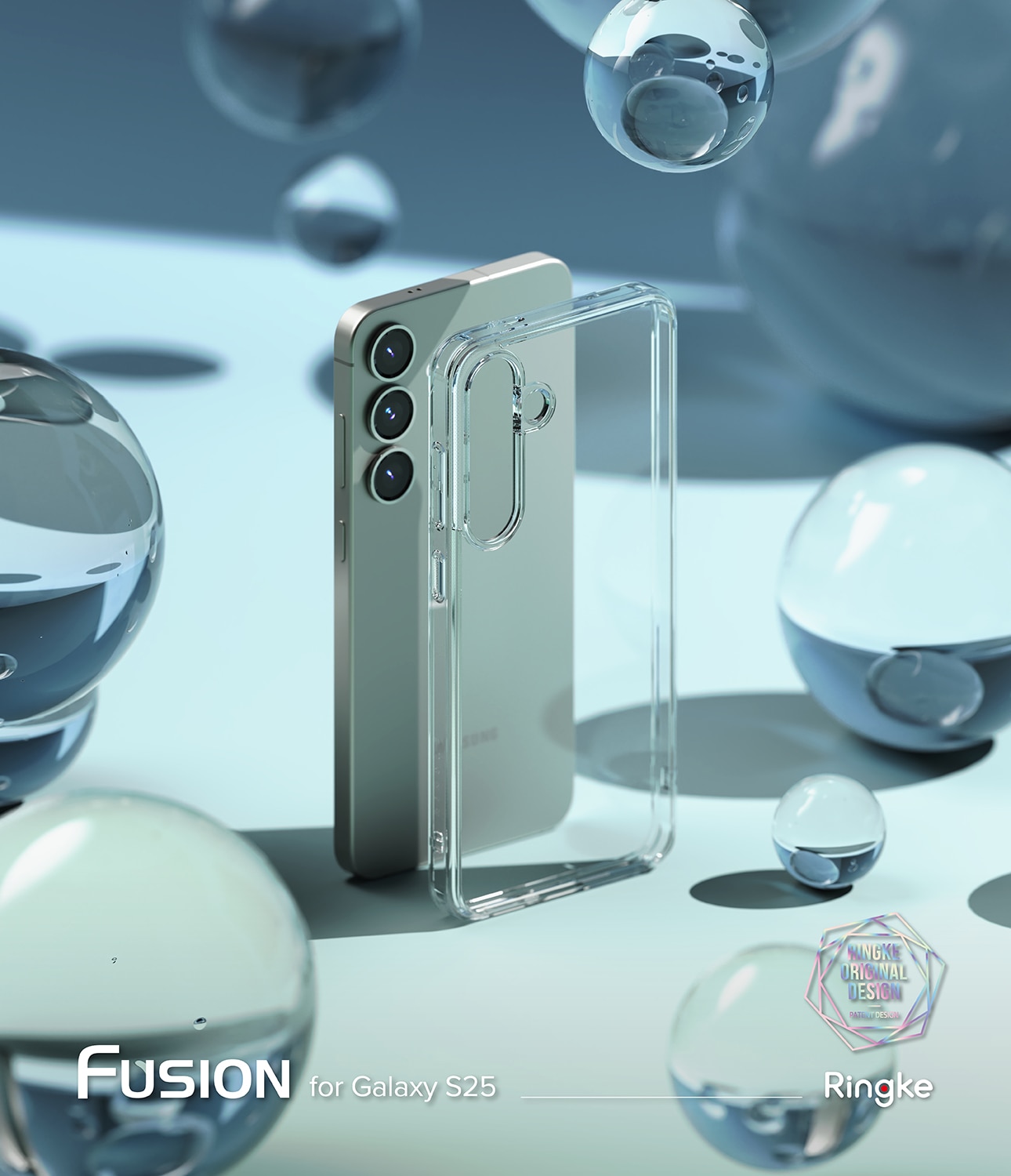 Fusion Case Samsung Galaxy S25 Clear