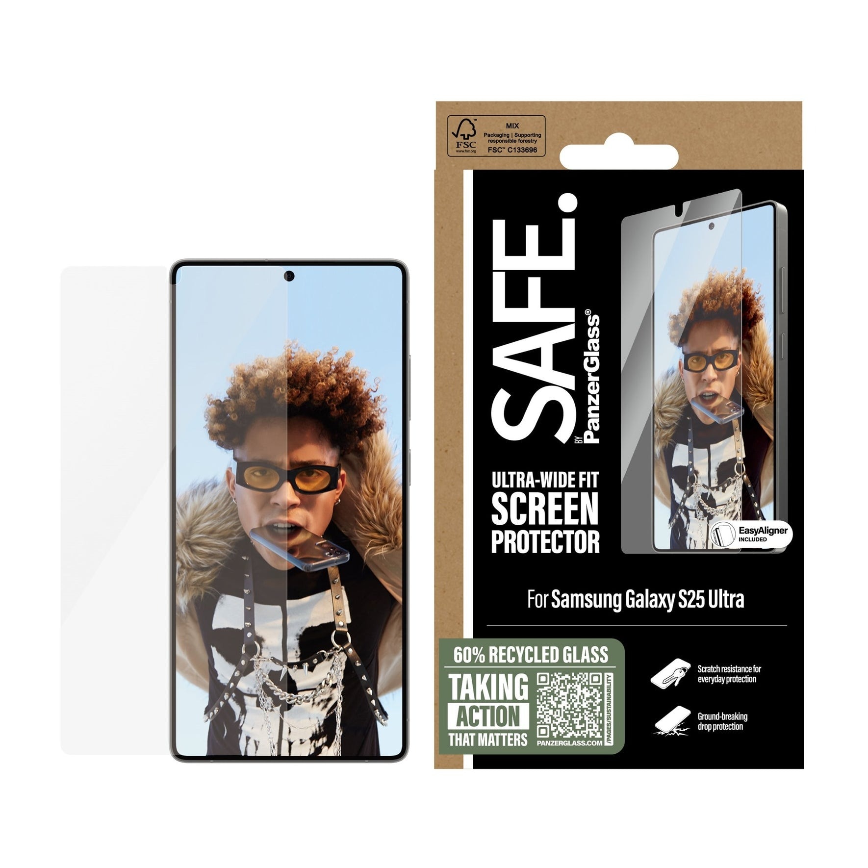 Samsung Galaxy A56 Skärmskydd Ultra Wide Fit (with EasyAligner)