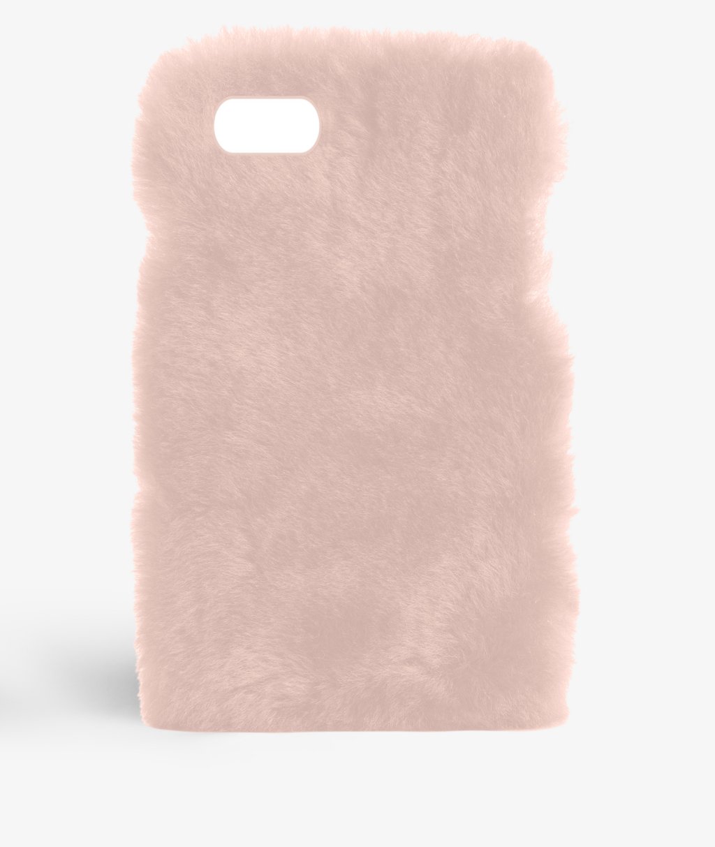 Skal iPhone 7 Fur Pink