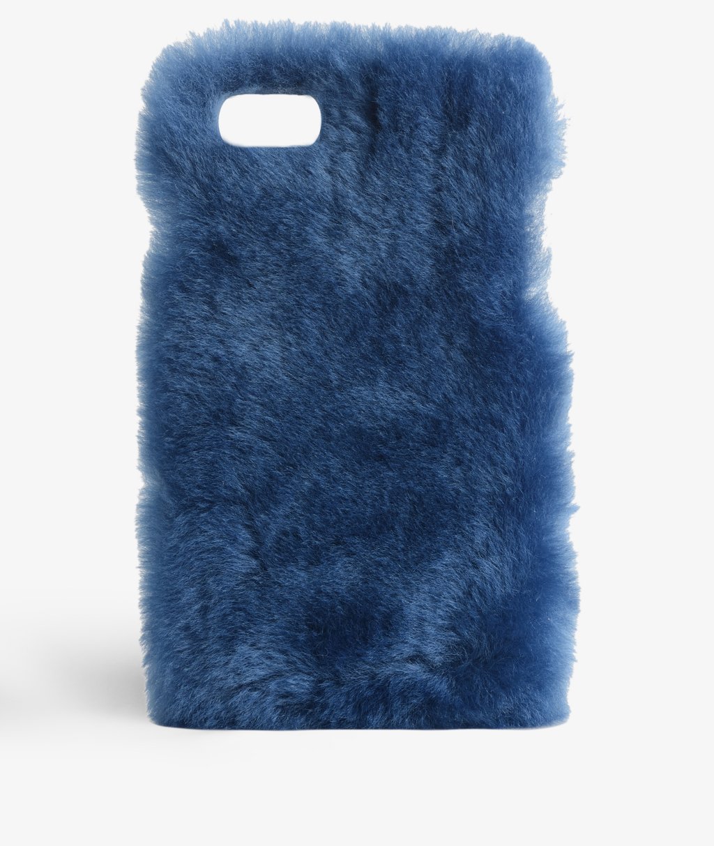 Skal iPhone 7 Fur Princess Blue