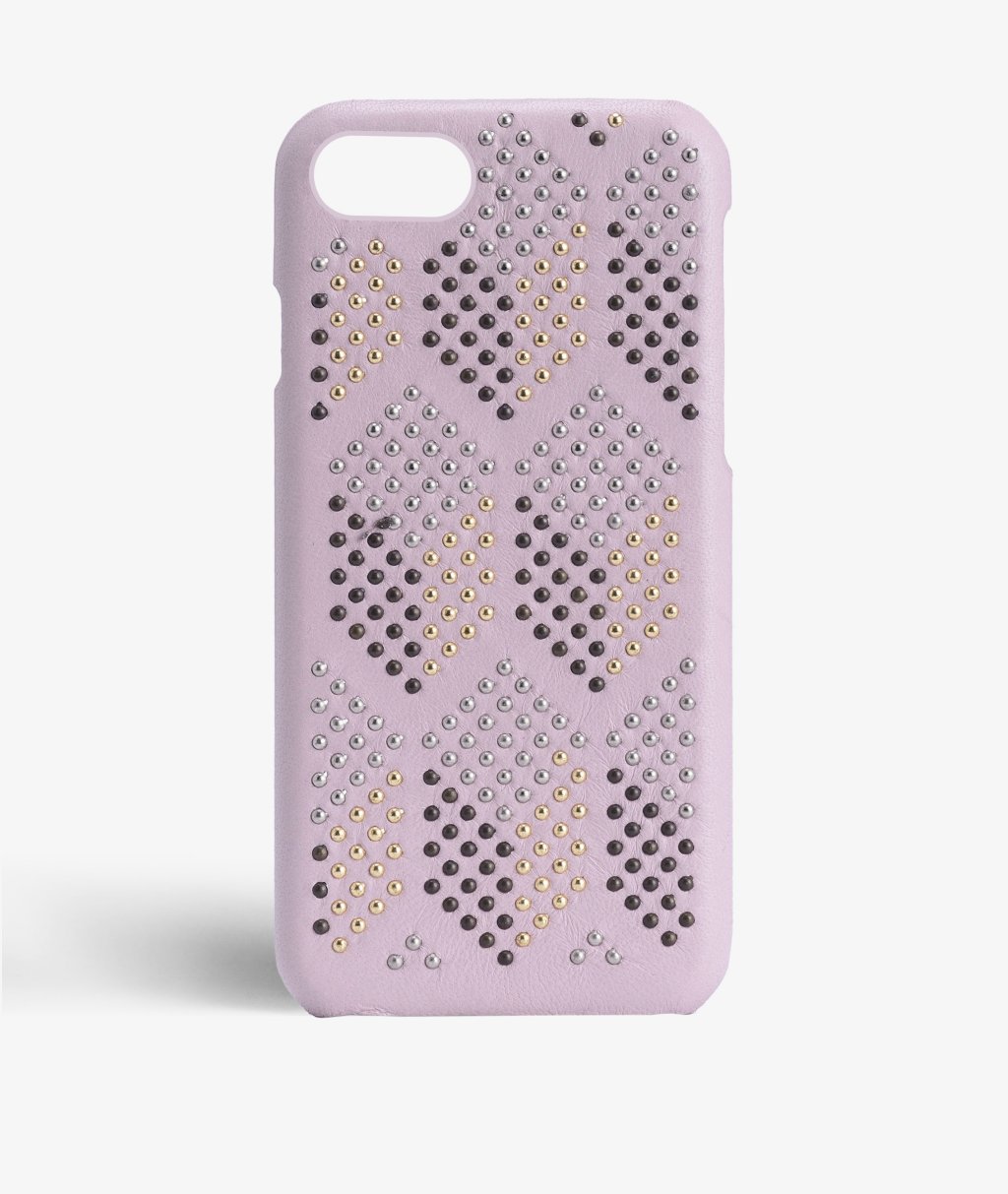 Skal iPhone 8 Mixed Mini Studs Nappa Baby Pink