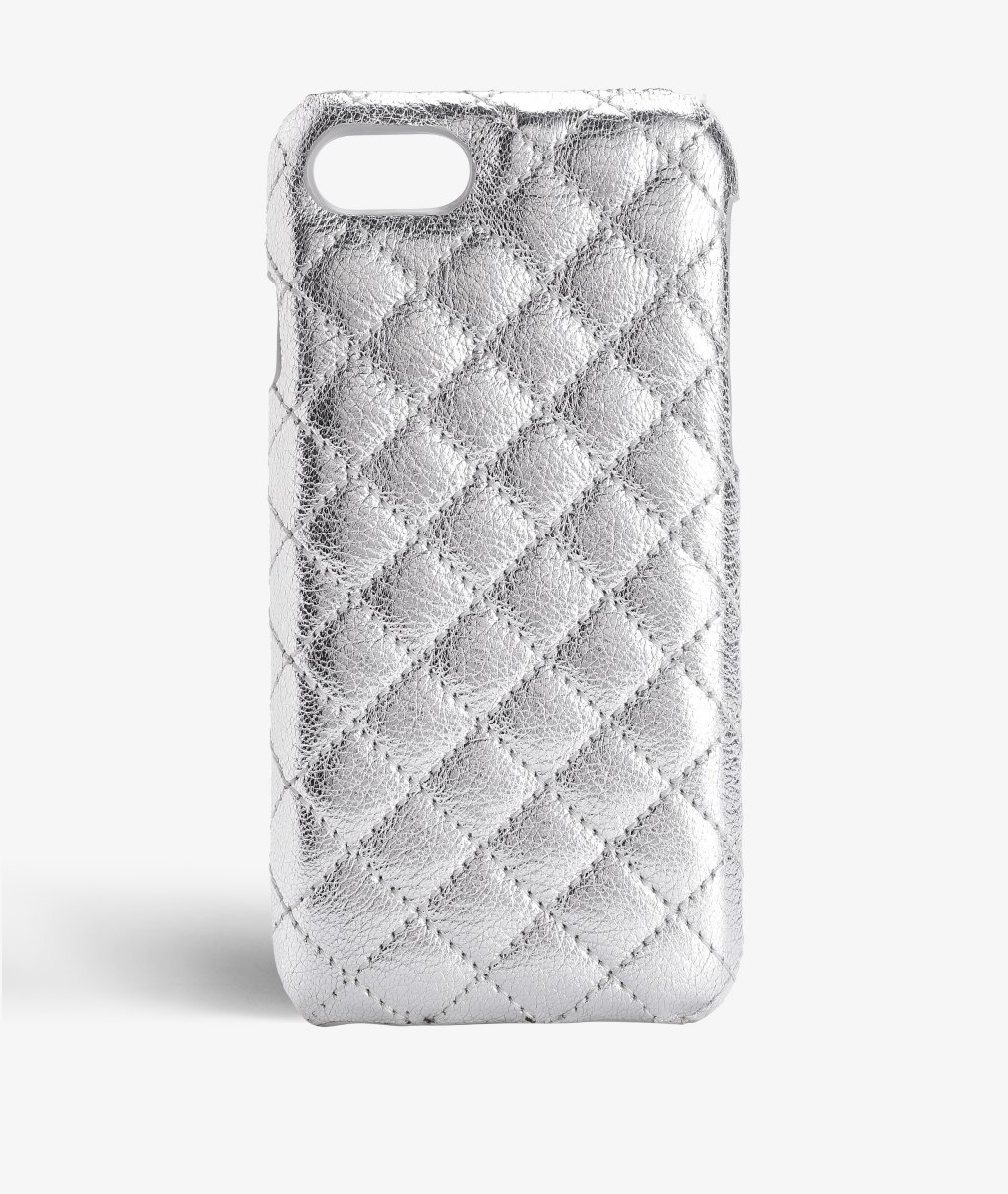 Skal iPhone 8 Quilted Metallic Silver