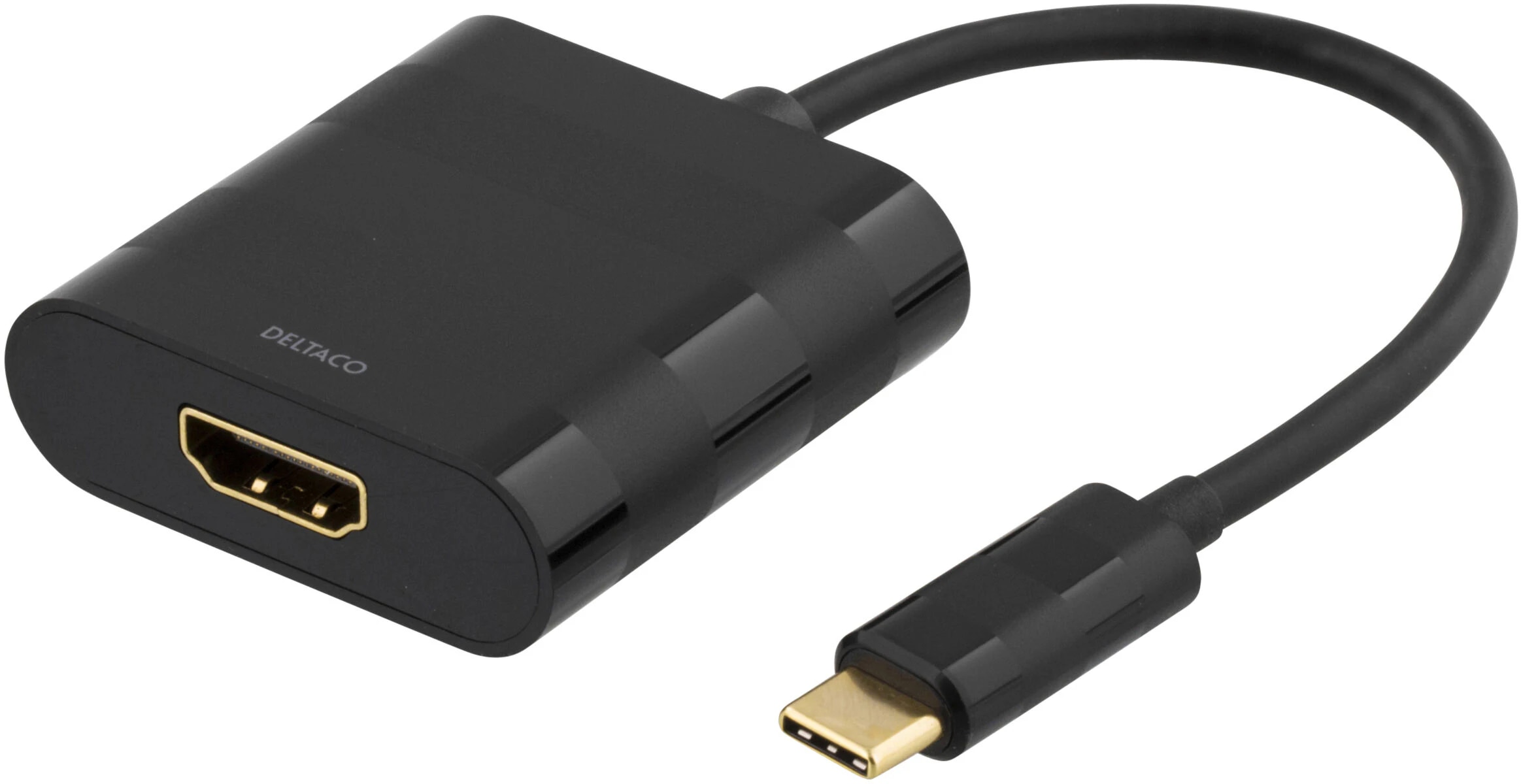 USB-C-HDMI Adapter svart