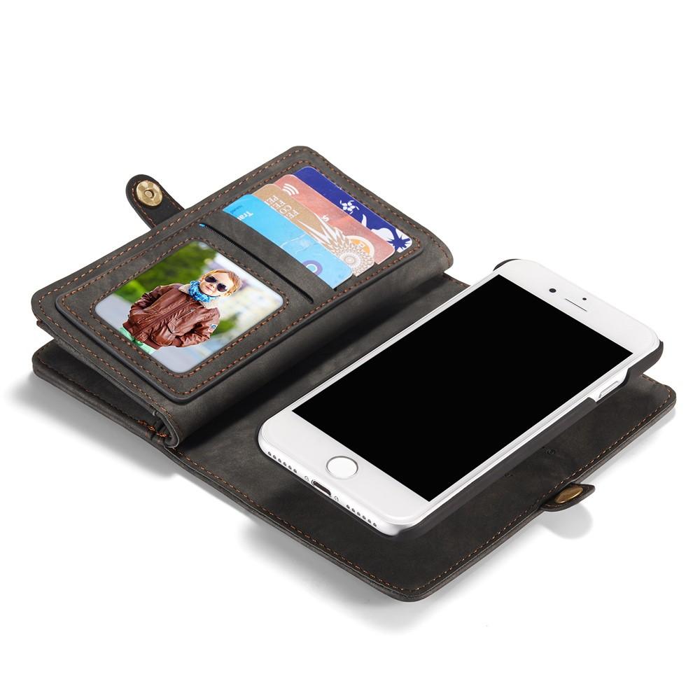 Multi-slot Plånboksfodral iPhone SE (2020) grå