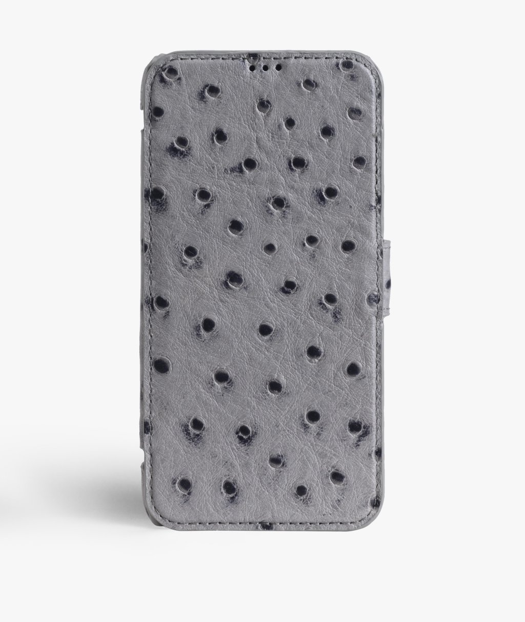 Plånboksfodral iPhone X/XS Ostrich Grey