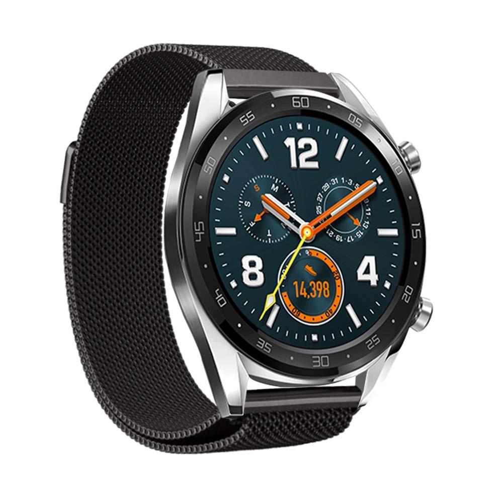 Armband Milanese Huawei Watch GT/GT 2 46mm/GT 2e svart