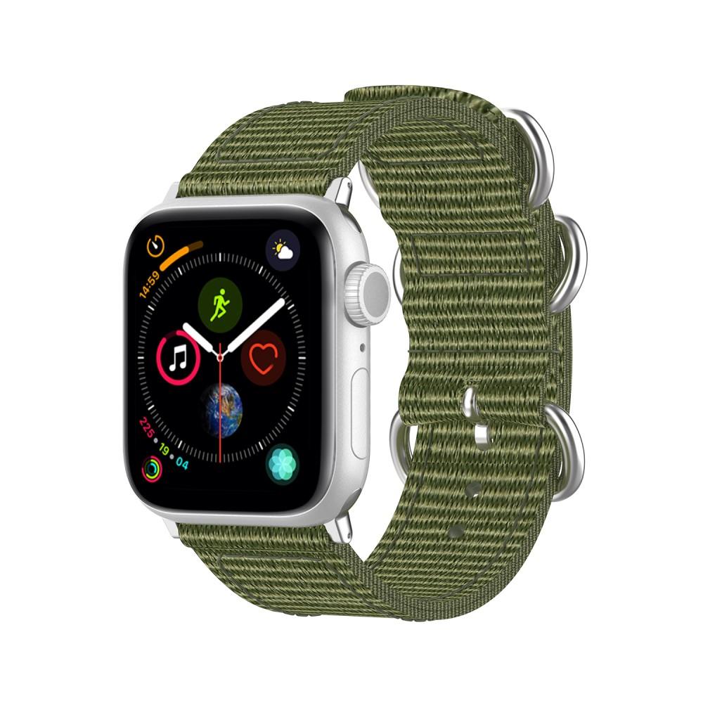 Natoarmband Apple Watch 45mm Series 7 grön