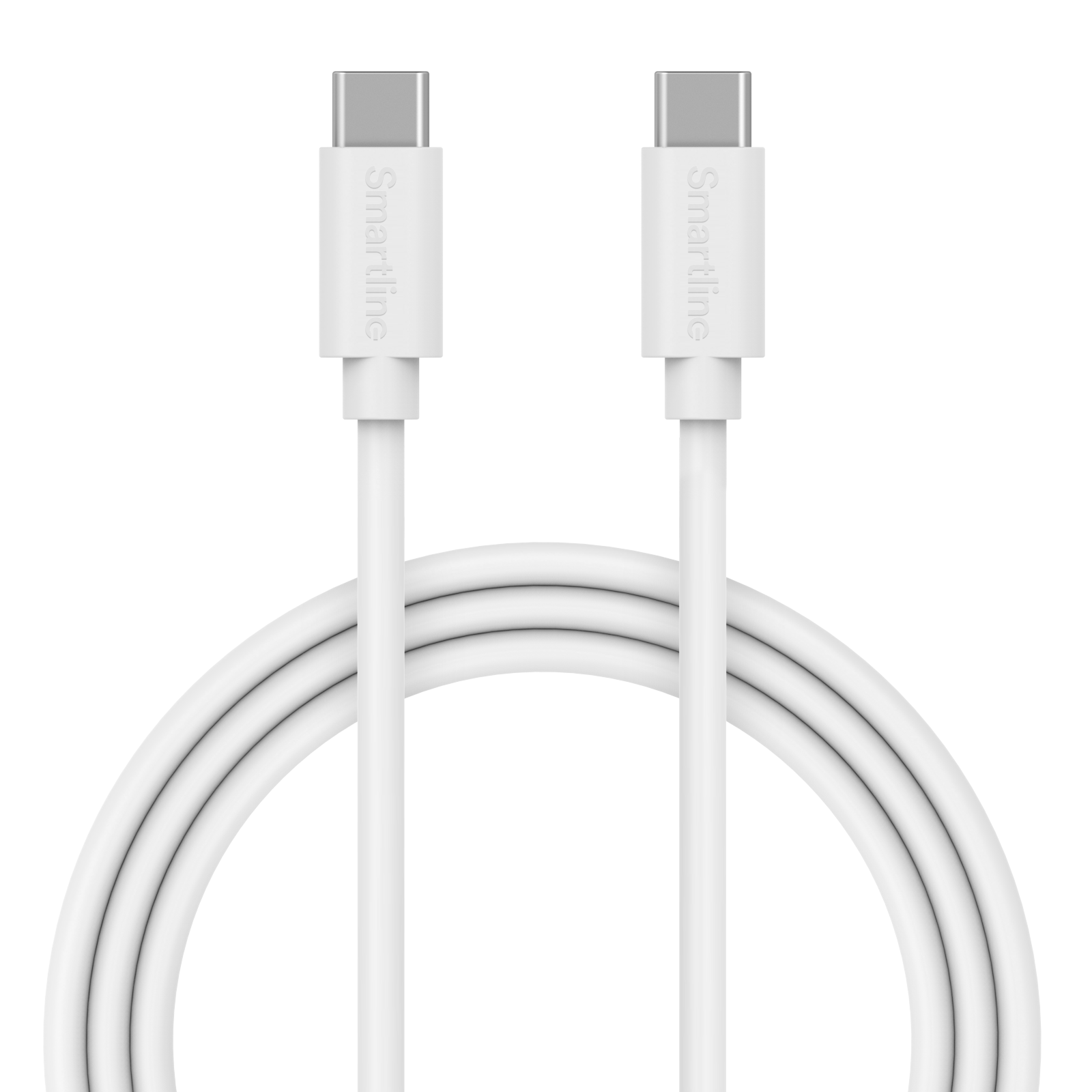 Lång USB-kabel USB-C - USB-C 2m iPad Air 11 6th Gen (2024) vit