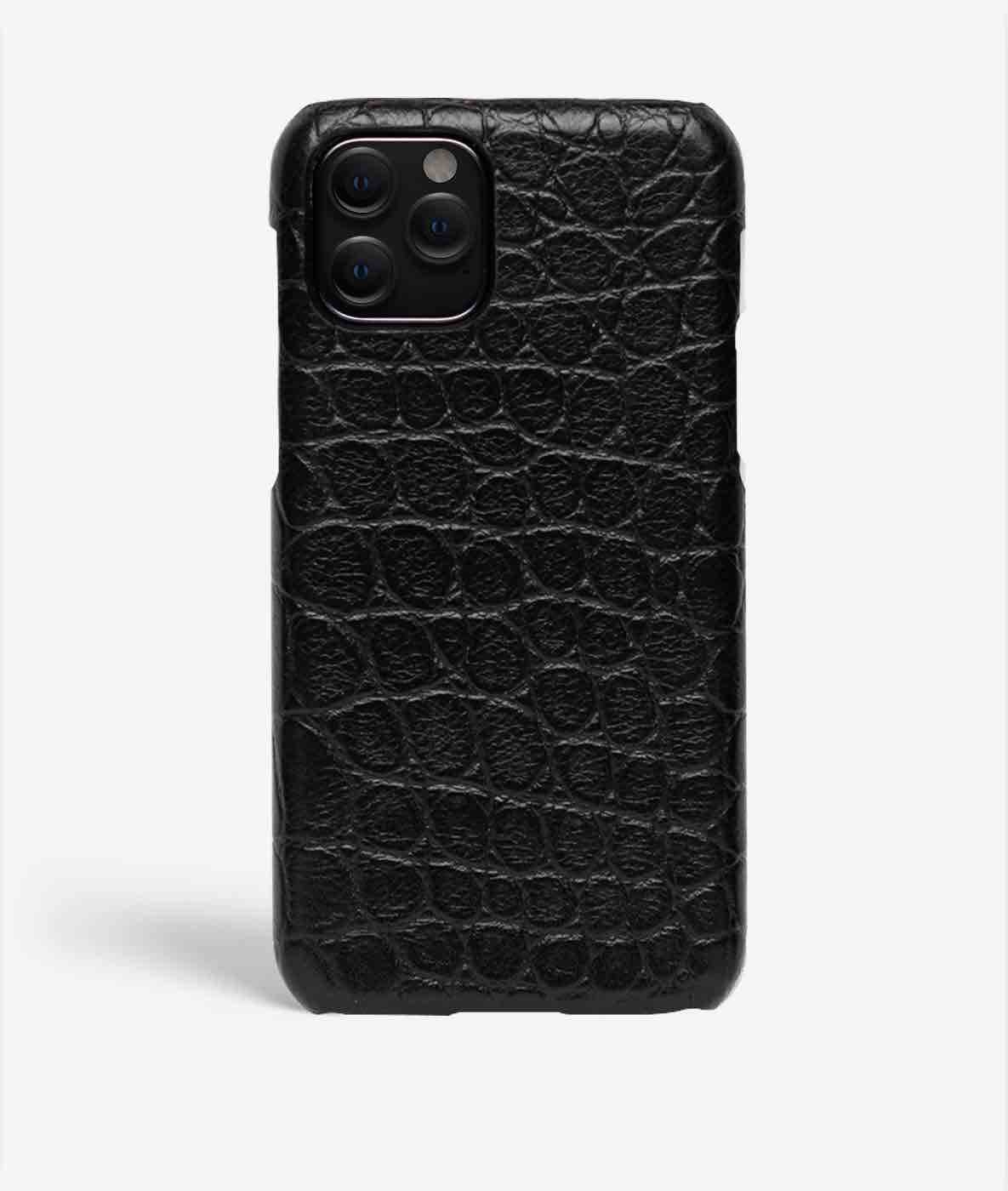 Skal iPhone 11 Pro Small Croco Svart